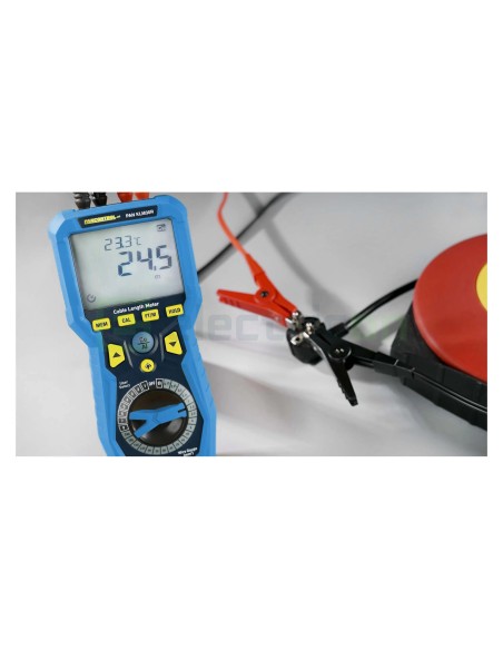 Aparat de măsurat lungimea cablurilor Cu/Al - 0,1 m–30 km - Pancontrol KLM30R