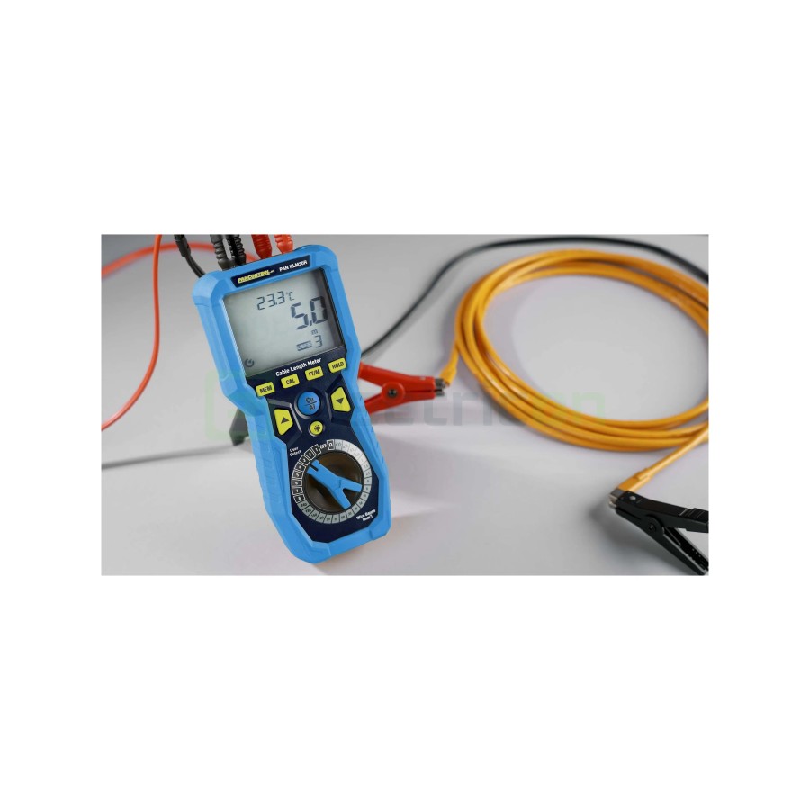 Aparat de măsurat lungimea cablurilor Cu/Al - 0,1 m–30 km - Pancontrol KLM30R