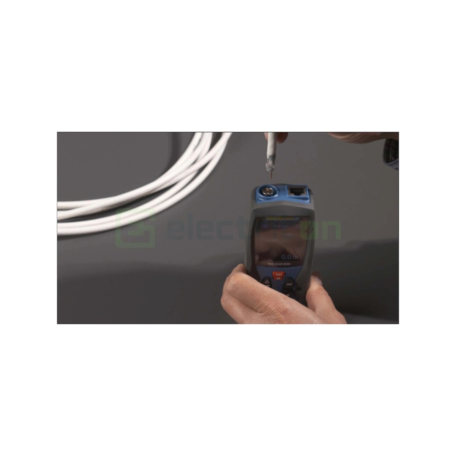 Reflectormetru TDR pentru măsurarea lungimii și localizarea defectelor la cabluri rețea/coaxiale - Pancontrol PAN KLM 2000