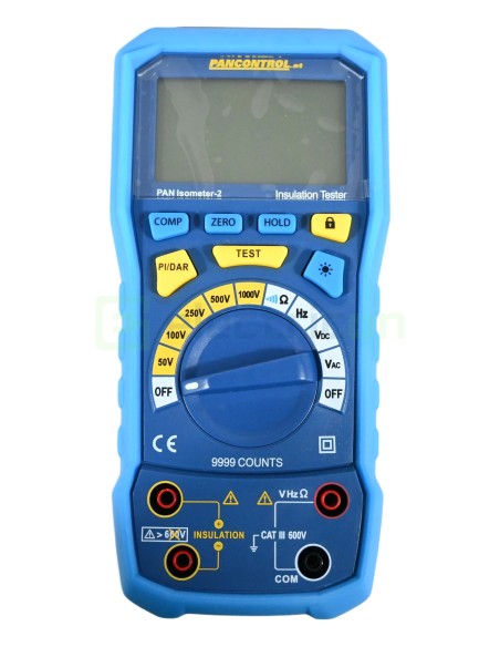 Multimetru și megohmetru digital - 100 GΩ - CAT III 600 V - Pancontrol PAN Isometer-2