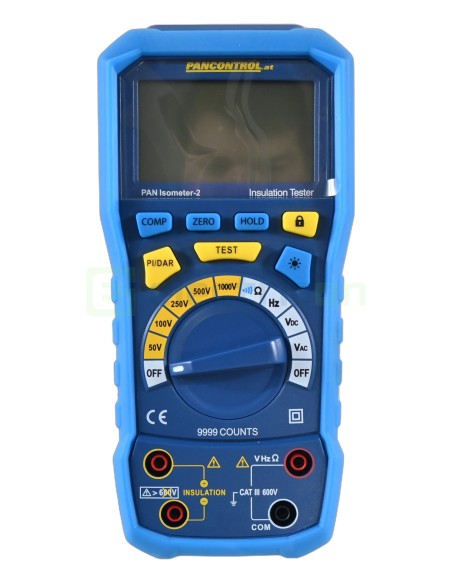 Multimetru și megohmetru digital - 100 GΩ - CAT III 600 V - Pancontrol PAN Isometer-2