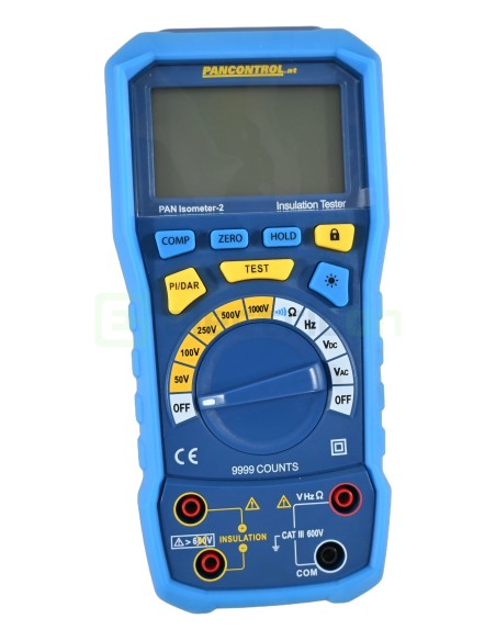 Multimetru și megohmetru digital - 100 GΩ - CAT III 600 V - Pancontrol PAN Isometer-2
