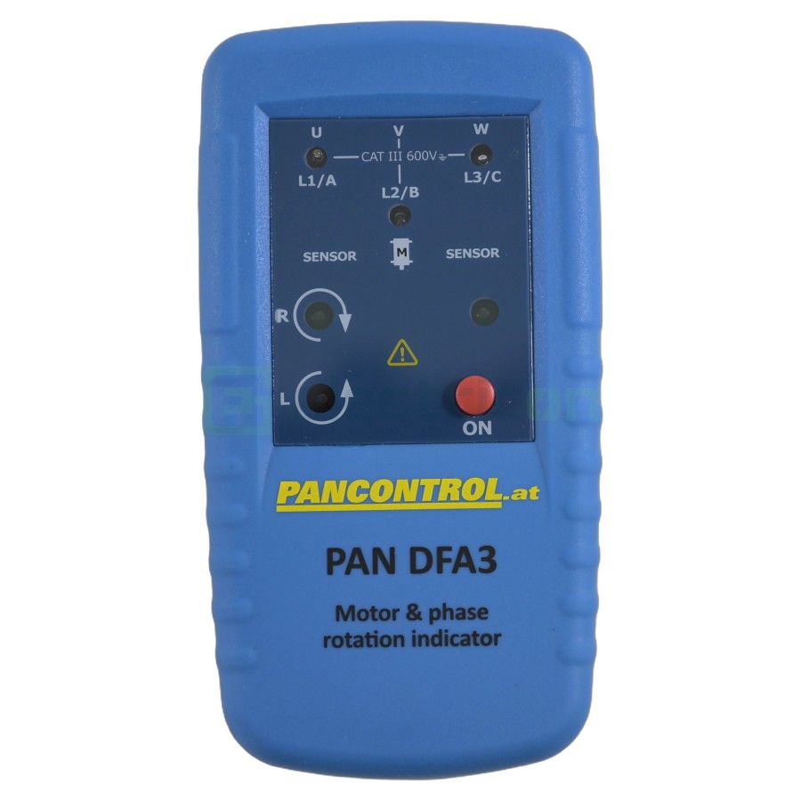 Multimetru digital - indicator al succesiuni fazelor și rotației motorului , afișaj LED, fără contact - Pancontrol PAN DFA3