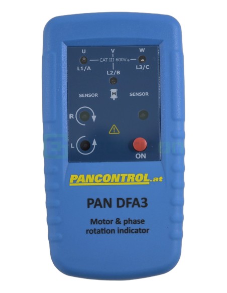 Multimetru digital - indicator al succesiuni fazelor și rotației motorului , afișaj LED, fără contact - Pancontrol PAN DFA3