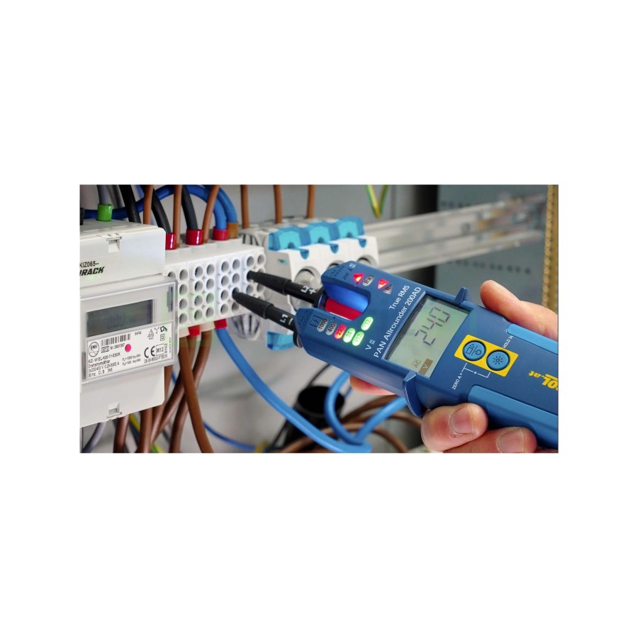 Aparat de măsurare și tester 200A, 1500V AC/DC afișaj LED, NCV TrueRMS - Pancontrol AllRounder 200AD