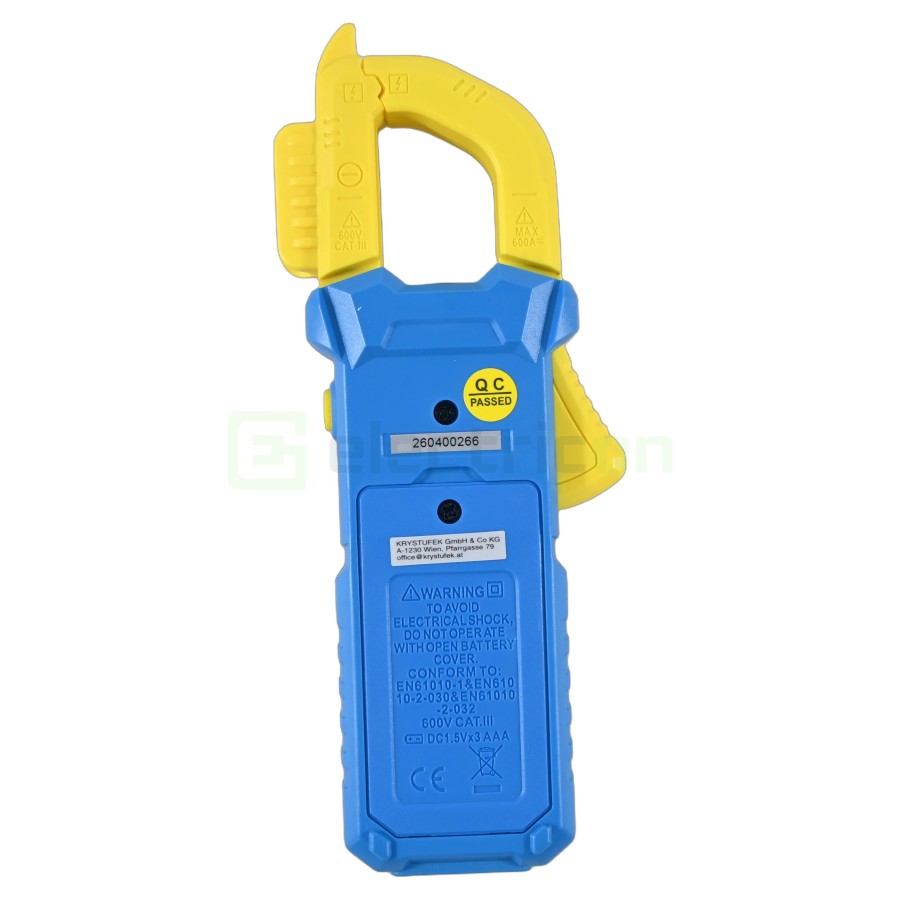 Clește ampermetric - clampmetru - 600 A AC/DC True RMS cu InRush și NCV - Pancontrol PAN 600AD+ 2