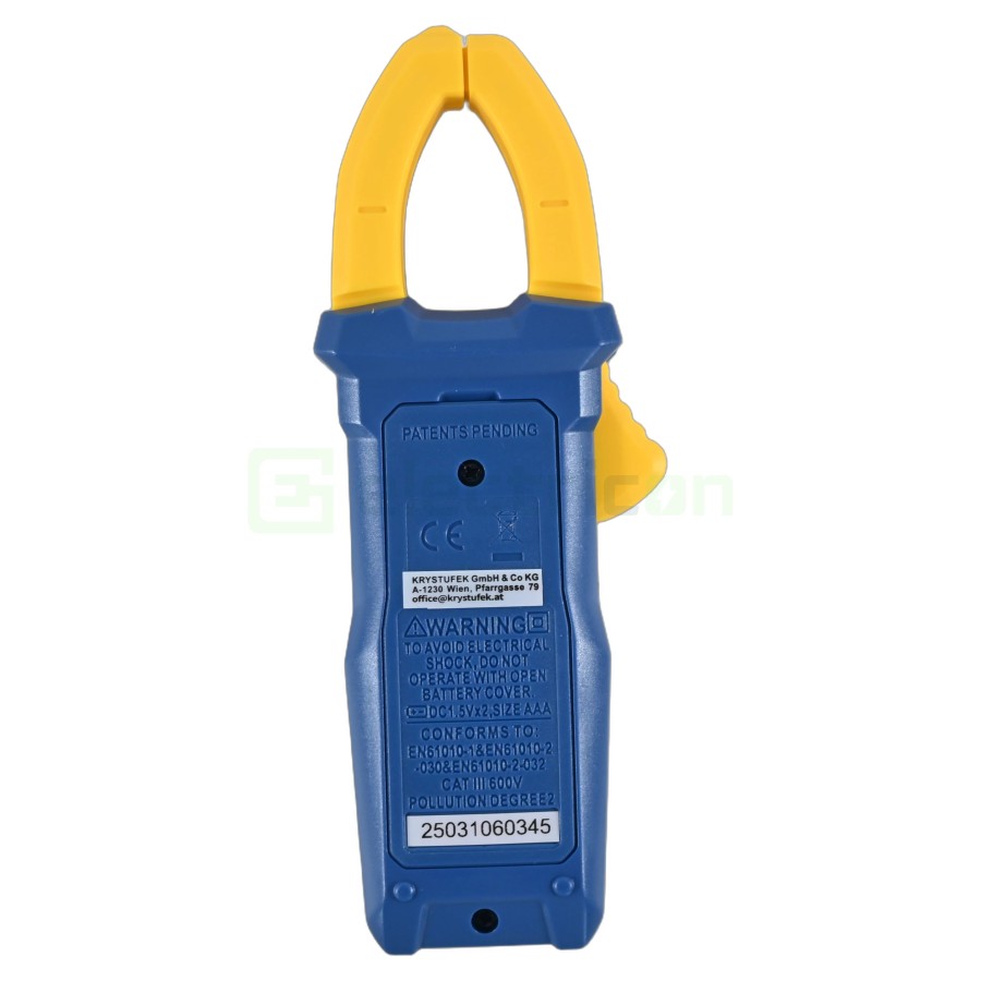 Clește ampermetic - clampmetru - 200A AC, NCV, auto-range, ecran iluminat - Pancontrol PAN 200A+