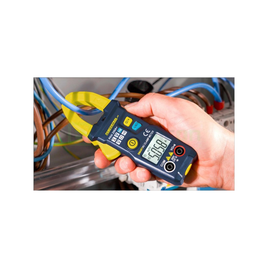 Clește ampermetic - clampmetru - 200A AC, NCV, auto-range, ecran iluminat - Pancontrol PAN 200A+