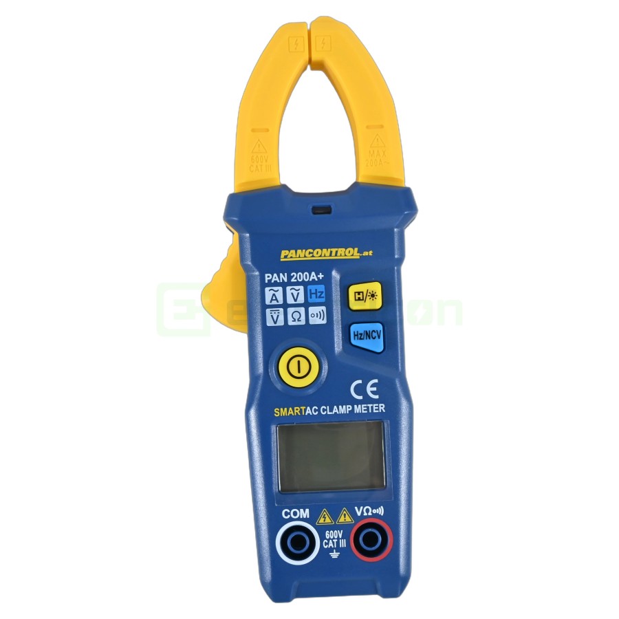Clește ampermetic - clampmetru - 200A AC, NCV, auto-range, ecran iluminat - Pancontrol PAN 200A+