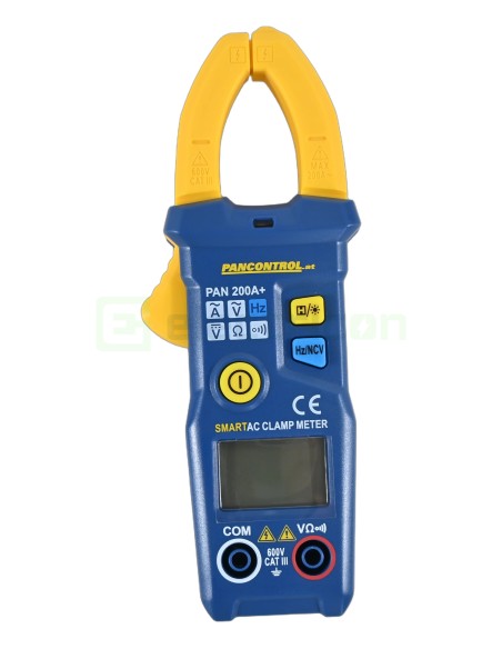 Clește ampermetic - clampmetru - 200A AC, NCV, auto-range, ecran iluminat - Pancontrol PAN 200A+