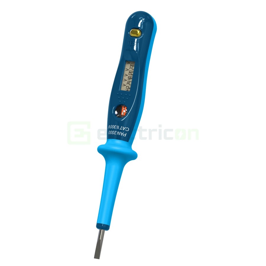 Creion de testare a fazei - 12–250 V AC, 12–48 V DC - cu NCV - Pancontrol PAN 2000