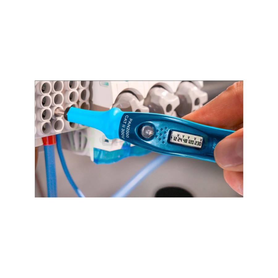 Creion de testare a fazei - 12–250 V AC, 12–48 V DC - cu NCV - Pancontrol PAN 2000