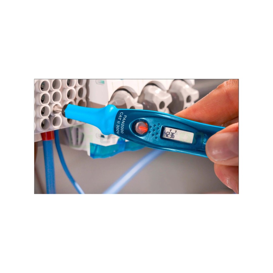 Creion de testare a fazei - 12–250 V AC, 12–48 V DC - cu NCV - Pancontrol PAN 2000