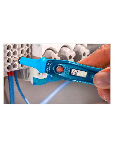Creion de testare a fazei - 12–250 V AC, 12–48 V DC - cu NCV - Pancontrol PAN 2000