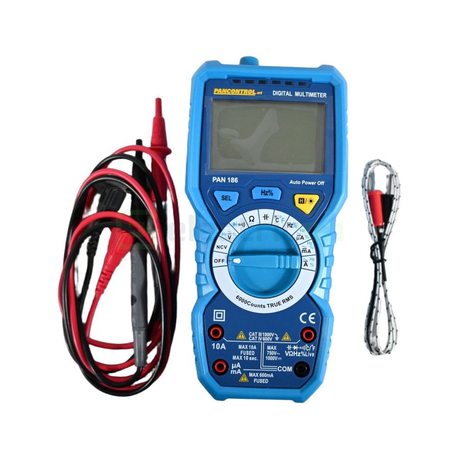 Multimetru digital True RMS cu NCV - CAT III 1000 V / CAT IV 600 V - Pancontrol PAN 186