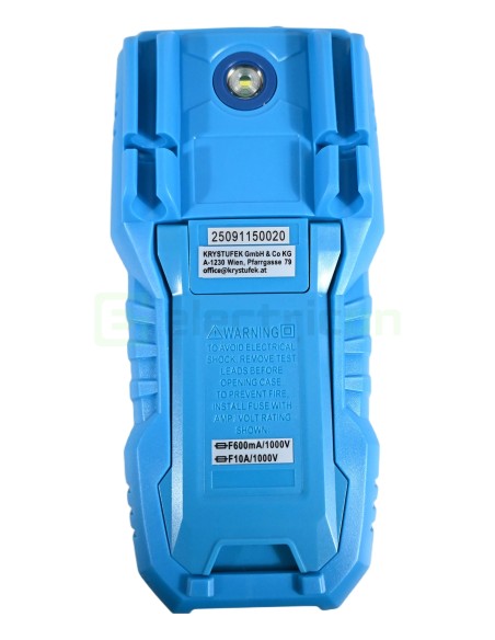 Multimetru digital True RMS cu NCV - CAT III 1000 V / CAT IV 600 V - Pancontrol PAN 186