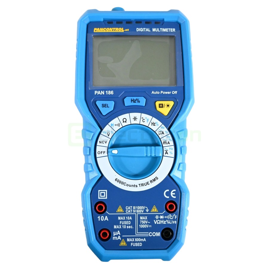 Multimetru digital True RMS cu NCV - CAT III 1000 V / CAT IV 600 V - Pancontrol PAN 186