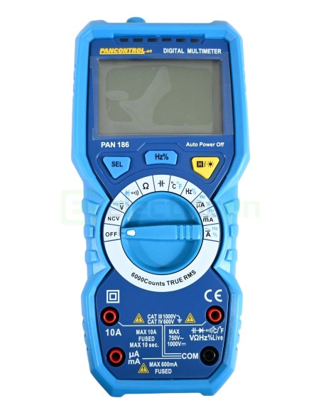 Multimetru digital True RMS cu NCV - CAT III 1000 V / CAT IV 600 V - Pancontrol PAN 186
