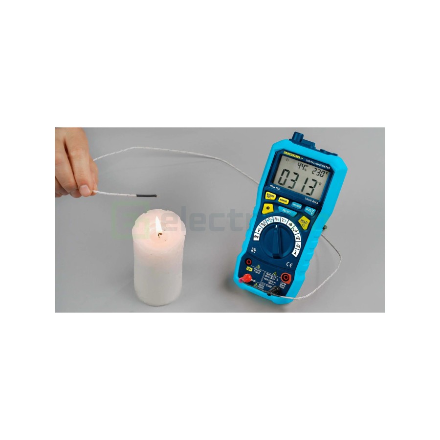 Multimetru multifuncțional True RMS cu sonometru, luxmetru, higrometru și termometru - CAT III 1000 V - Pancontrol PAN 185