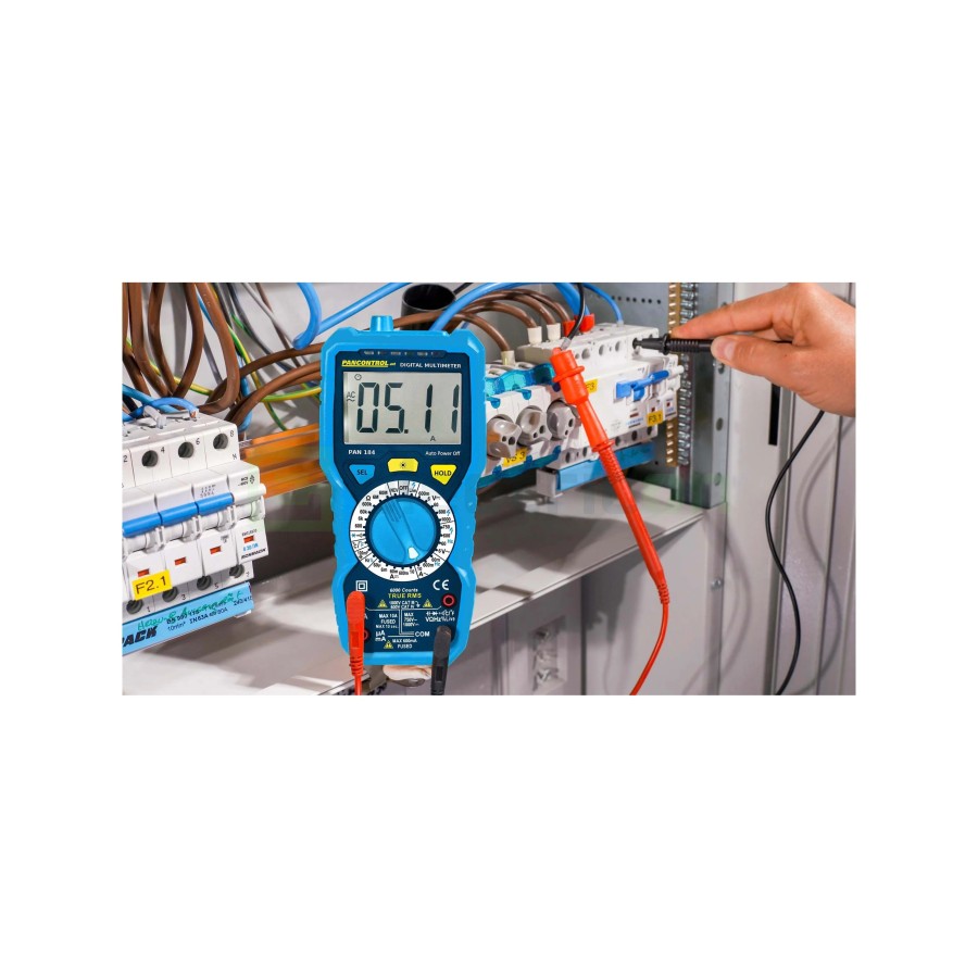 Multimetru digital True RMS cu NCV - AutoRange - CAT III 1000 V / CAT IV 600 V - Pancontrol PAN 184