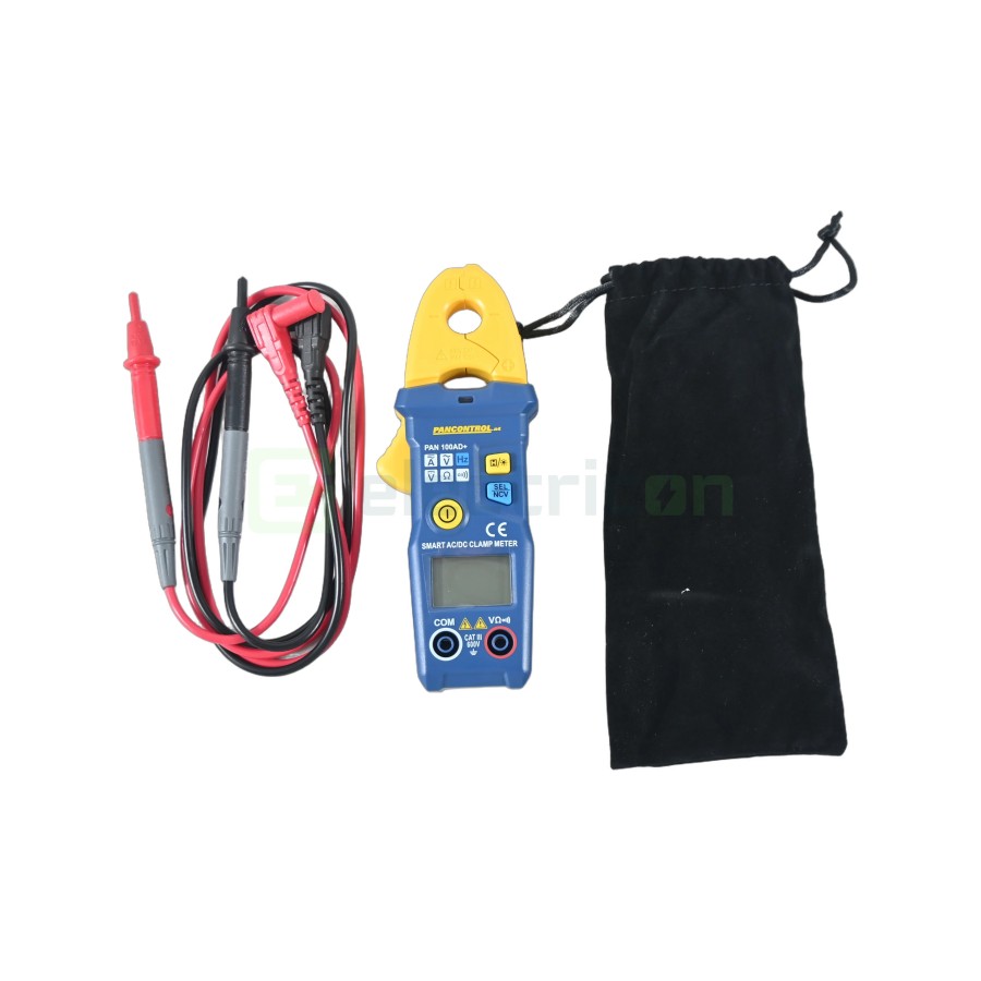 Clește ampermetric - Clampmetru - 100 A AC/DC True RMS cu NCV - AutoRange - CAT III 600 V - Pancontrol PAN 100AD+