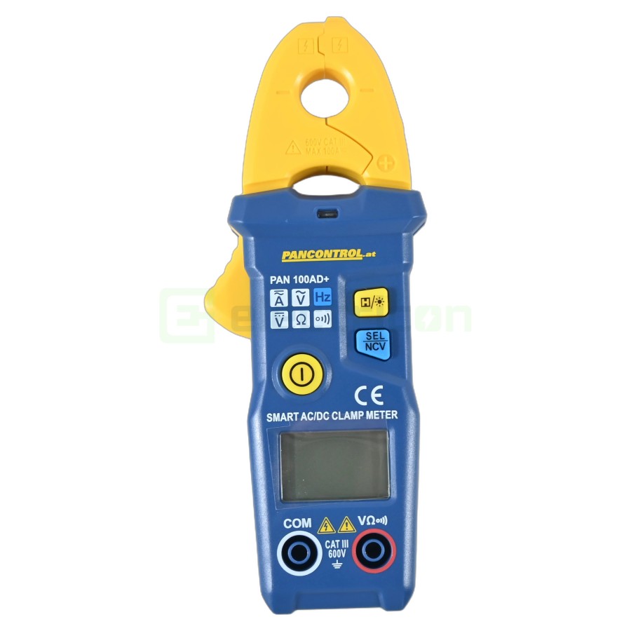Clește ampermetric - Clampmetru - 100 A AC/DC True RMS cu NCV - AutoRange - CAT III 600 V - Pancontrol PAN 100AD+