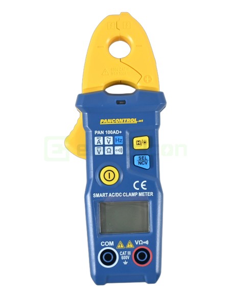 Clește ampermetric - Clampmetru - 100 A AC/DC True RMS cu NCV - AutoRange - CAT III 600 V - Pancontrol PAN 100AD+