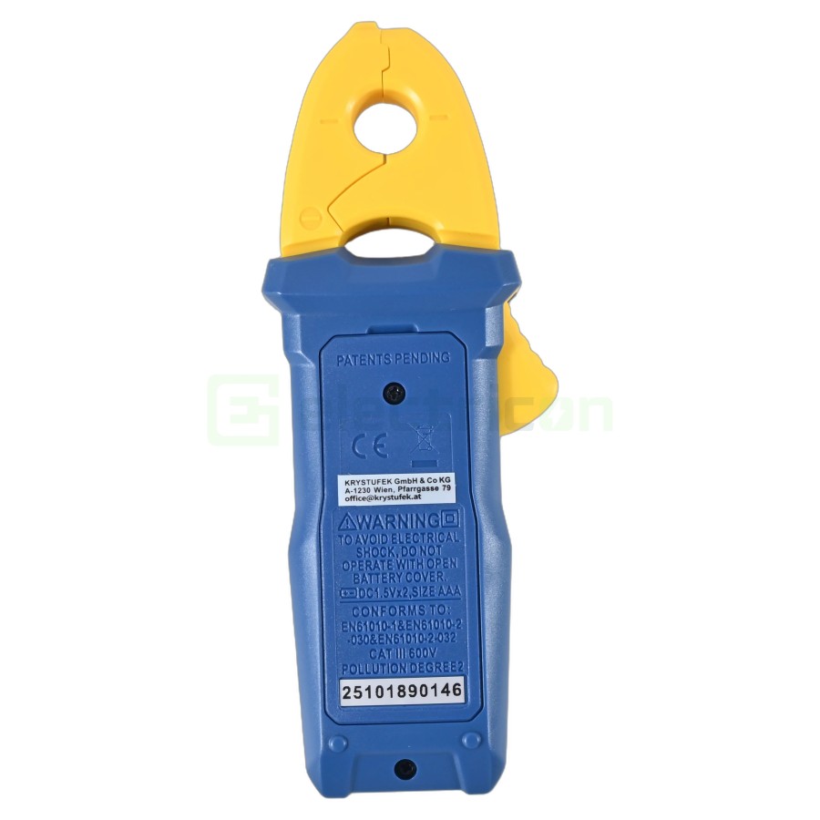 Clește ampermetric - Clampmetru - 100 A AC/DC True RMS cu NCV - AutoRange - CAT III 600 V - Pancontrol PAN 100AD+