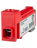 Clema conexiuni - Bloc de distribuție - EDBC 25/13x2.5 pe șină DIN rosu - ETI 001102449