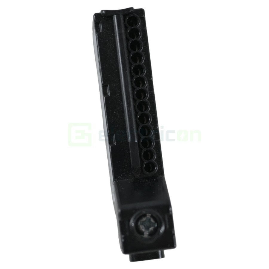 Clema conexiuni - Bloc de distribuție - EDBC 25/13x2,5 pe șină DIN negru - ETI 001102450