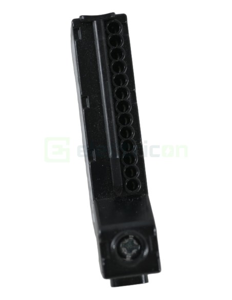 Clema conexiuni - Bloc de distribuție - EDBC 25/13x2,5 pe șină DIN negru - ETI 001102450