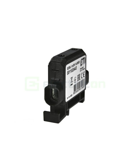 Clemă derivație Cu-Cu - 2 conexiuni (1x35mm² + 1x35mm²) EDC-35/1 negru - ETI 001102443