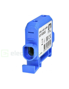 Clemă derivație Cu-Cu - 2 conexiuni (1x35mm² + 1x35mm²) EDC-35/1 albastru - ETI 001102432