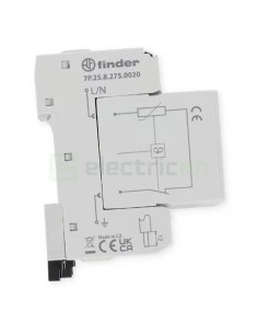 Descarcător supratensiune - SPD - Tip 2 TN-S 3P+N trifazat 20kA 275VAC 4M - Finder 7P.25.8.275.0020 2