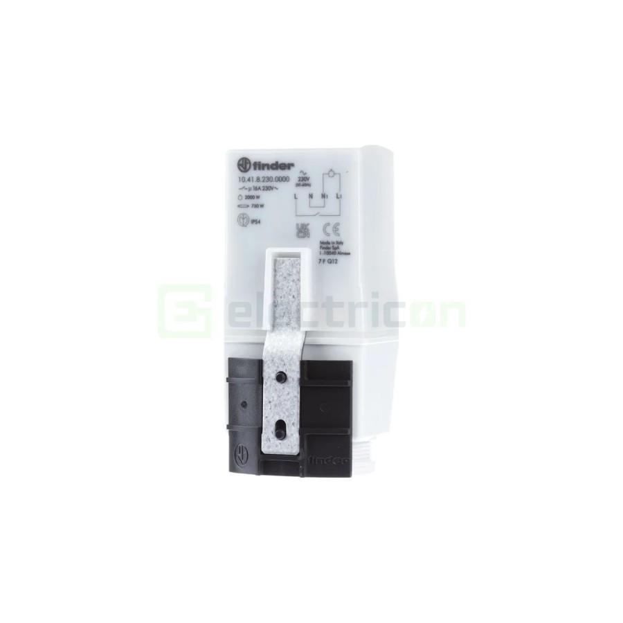 Senzor crepuscular - 230VAC reglabil 1-80lx 1ND 16A 2000W IP54 montaj perete - Finder 10.41.8.230.0000
