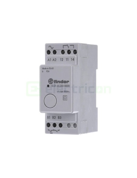 Releu pas cu pas - teleruptor - 230VAC electronic modular 1ND 16A - Finder 13.01.8.230.0000