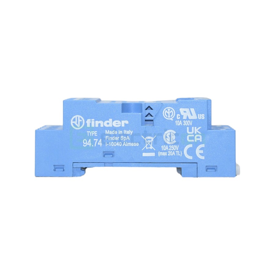 Soclu releu, intermediar 14 pini, compatibil cu relee gama 55, Finder, 94.74