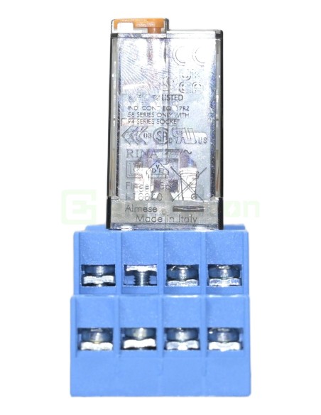 Soclu releu, intermediar 14 pini, compatibil cu relee gama 55, Finder, 94.74