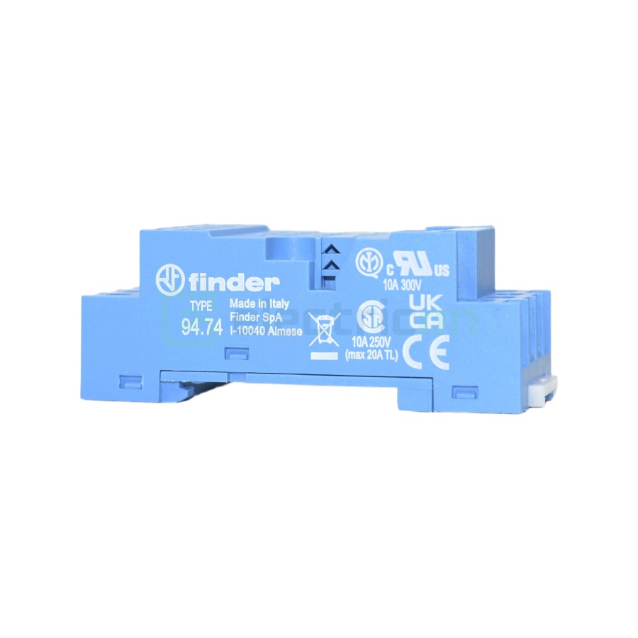 Soclu releu, intermediar 14 pini, compatibil cu relee gama 55, Finder, 94.74