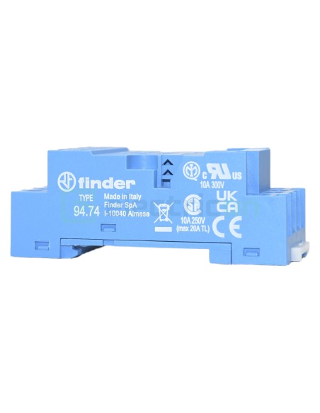Soclu releu, intermediar 14 pini, compatibil cu relee gama 55, Finder, 94.74