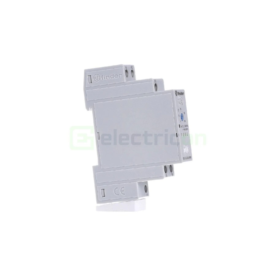 Releu de timp - temporizare - multifuncțional 12-240VAC/DC 6 funcții 1ND 16A - Finder - 80.01.0.240.0000