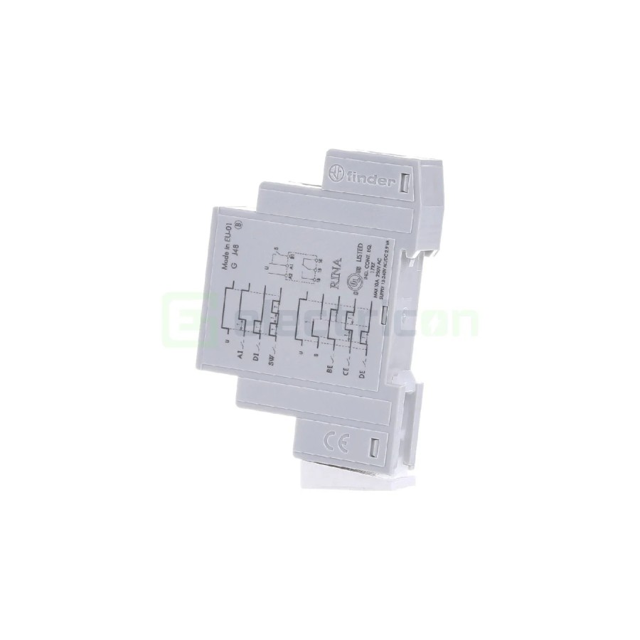 Releu de timp - temporizare - multifuncțional 12-240VAC/DC 6 funcții 1ND 16A - Finder - 80.01.0.240.0000