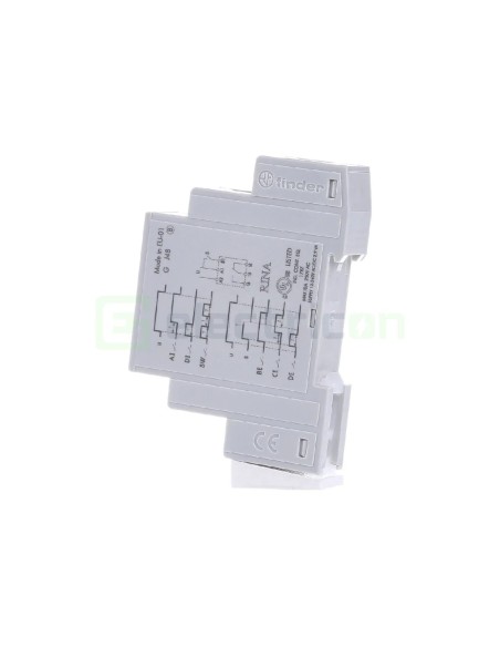 Releu de timp - temporizare - multifuncțional 12-240VAC/DC 6 funcții 1ND 16A - Finder - 80.01.0.240.0000