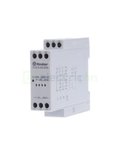 Releu control și monitorizare tensiune trifazat - reglabil 208-480VAC - 1ND 6A 1.5kVA - Finder 70.61.8.400.0000