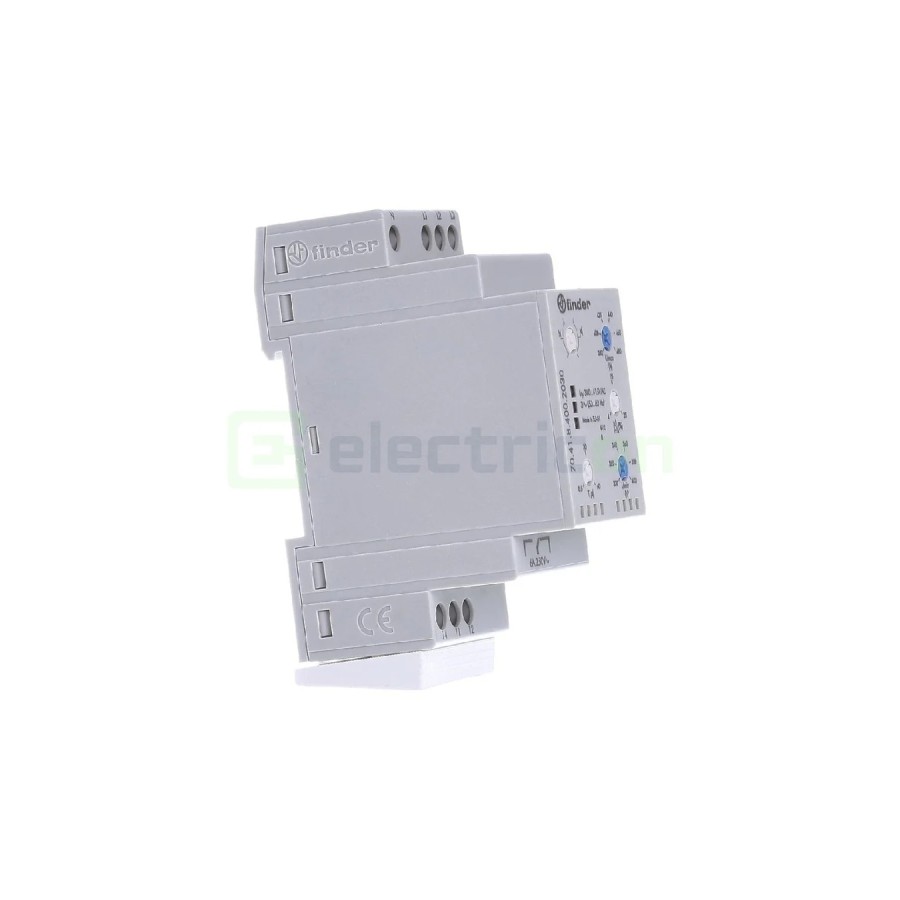 Releu control tensiune - trifazat - reglabil 300-480VAC 1ND 6A 1.5kVA - Finder 70.41.8.400.2030