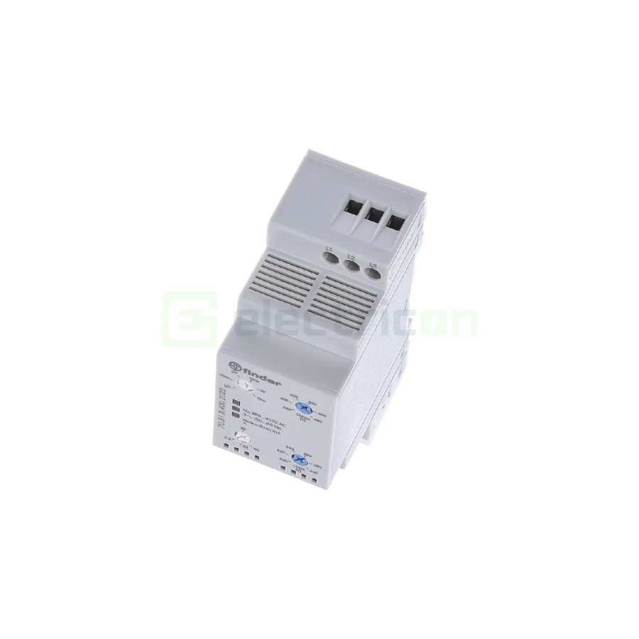Releu control tensiune - trifazat - reglabil 300-480VAC 1ND 6A 1.5kVA - Finder 70.31.8.400.2022