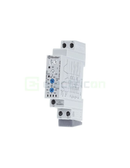 Releu control tensiune - monofazat reglabil 170-270VAC 1ND 10A 2.5kVA - Finder 70.11.8.230.2022