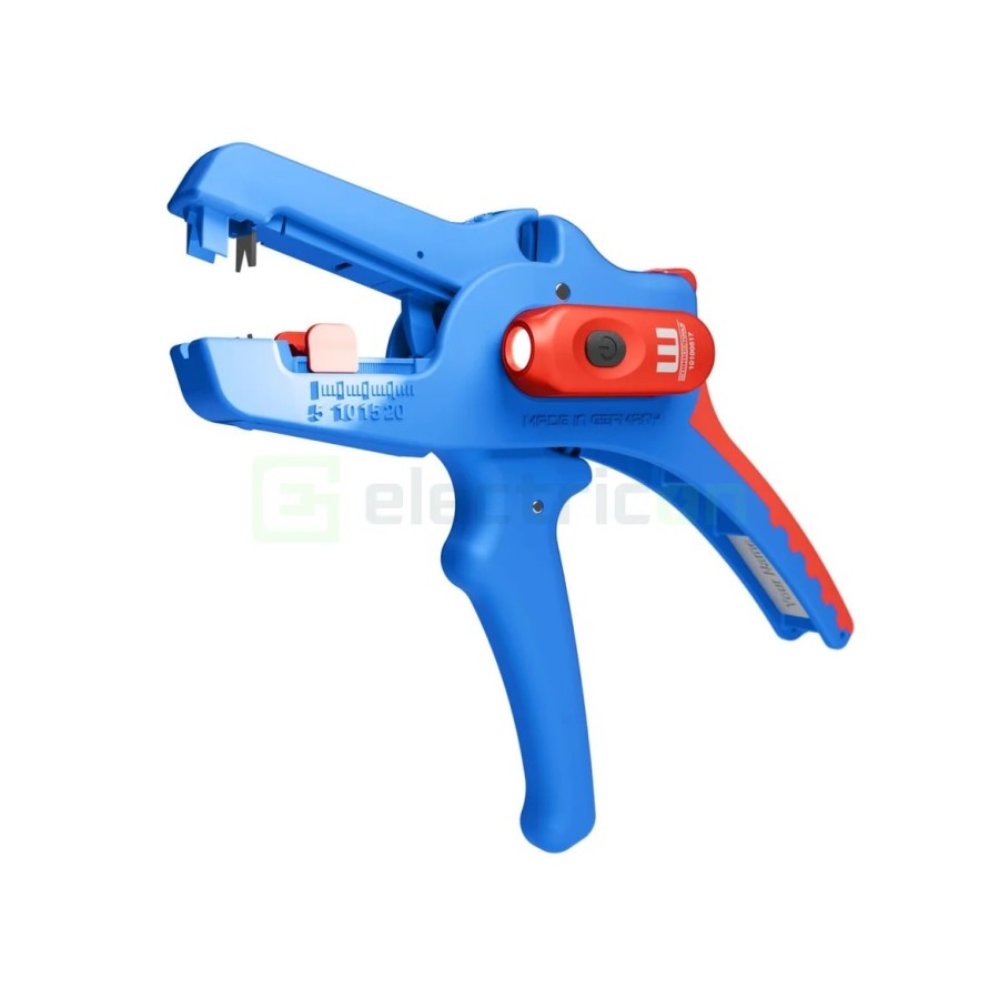 Clește dezizolator - Nr. 5 Pro LED - 0,2 - 16 mm², cu iluminare LED, albastru - Weicon 10101937