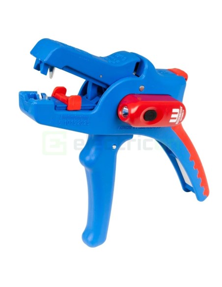 Clește dezizolator - Nr. 5 Pro LED - 0,2 - 16 mm², cu iluminare LED, albastru - Weicon 10101937