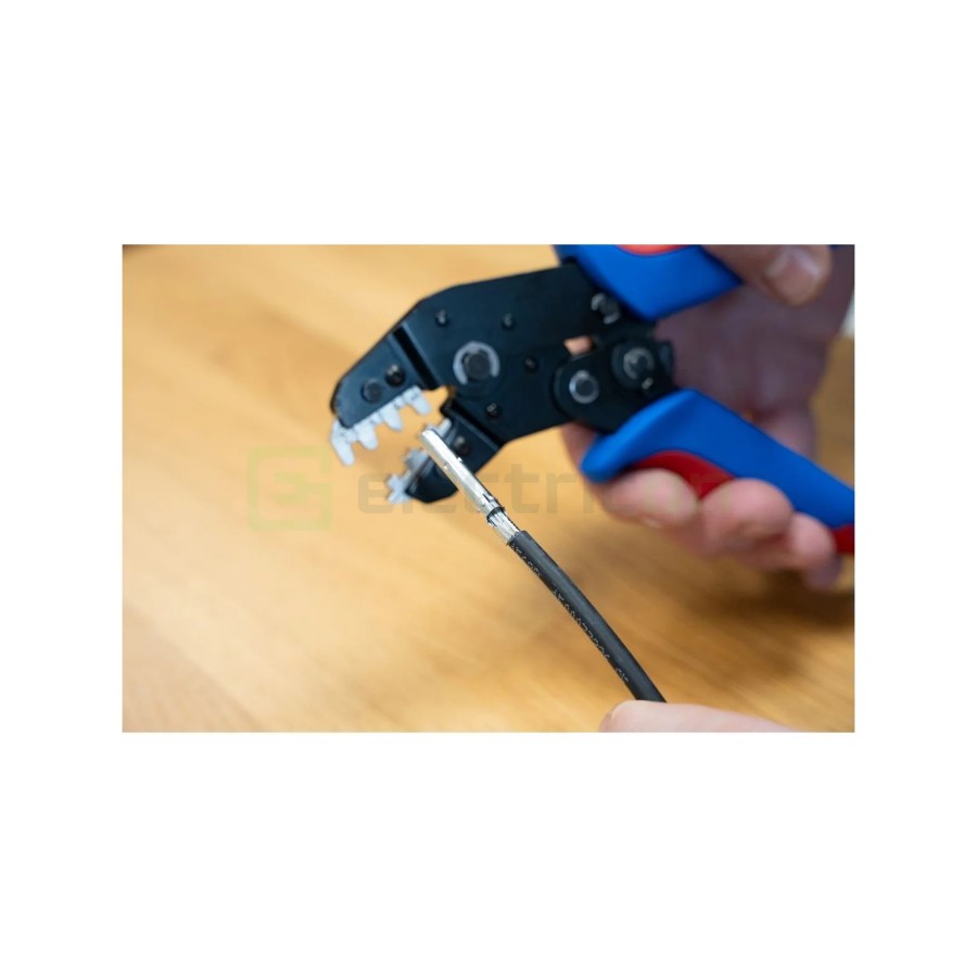Clește multifunctional -  tăiere, dezizolare, sertizare - Weicon 10100515